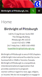 Mobile Screenshot of birthrightpittsburgh.org